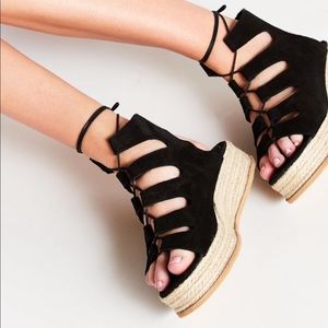 Jeffrey Campbell Espadrille Gladiator Platform
